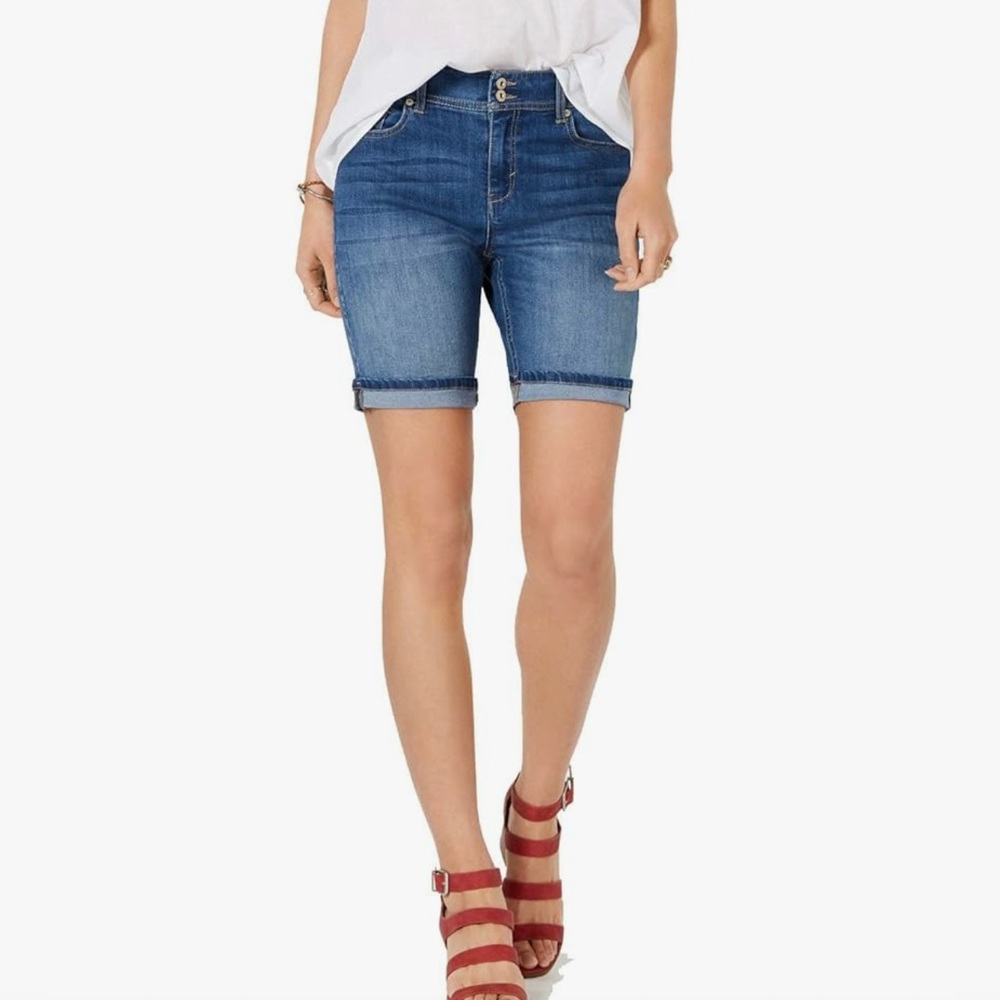 NWT Style & Co Boyfriend Curvy Bermuda Shorts